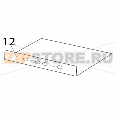 Interfaccia adesiva di controllo Elettrobar Fast 160 DP Interfaccia adesiva di controllo Elettrobar Fast 160 DPЗапчасть на деталировке под номером: 12