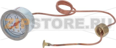 BOILER PRESSURE GAUGE ø 39 mm 0÷3 bar 