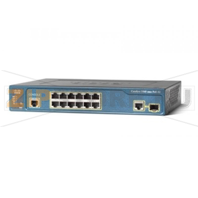 Коммутатор 12xFE (PoE), 1xGE/SFP, IP Base Cisco WS-C3560-12PC-S 