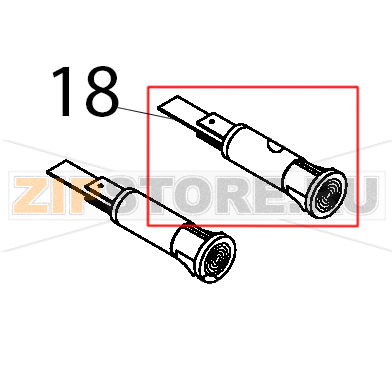 Line lamp Silanos E1000 Line lamp Silanos E1000Запчасть на деталировке под номером: 18