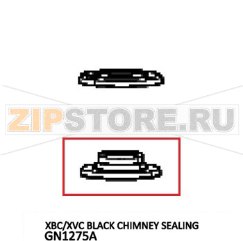 Black chimney sealing Unox XVC 705E Black chimney sealing Unox XVC 705EЗапчасть на деталировке под номером: 106Название запчасти на английском языке: Black chimney sealing Unox XVC 705E