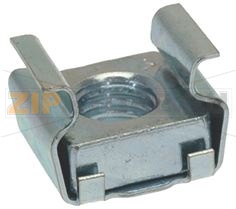 DADO IN GABBIA M8 SPESSORE 1,6/3 mm 