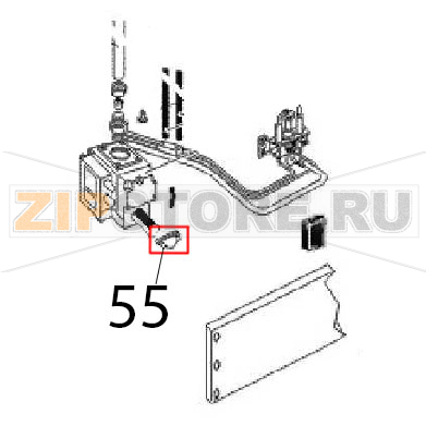 Compl. valve Angelo Po FC241G Compl. valve Angelo Po FC241GЗапчасть на деталировке под номером: 55