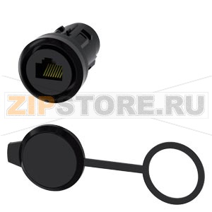 Разъем RJ45, 22 мм, пластмасса, цвет: черный Siemens 3SU1900-0GB10-0AA0 