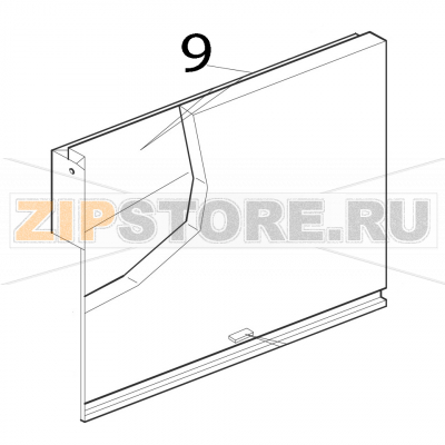 Komplette tuer Elettrobar Niagara 2150 Komplette tuer Elettrobar Niagara 2150Запчасть на деталировке под номером: 9
