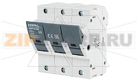 Держатель плавких вставок 63 A, 400 В/AC, 14x51 мм, 3 полюса Kripal UKRT18-63X-3P