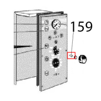 Knob spring Angelo Po FC241G