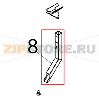 Ingresso H20 tubolare Angelo Po BX61E Ingresso H20 tubolare Angelo Po BX61EЗапчасть на деталировке под номером: 8