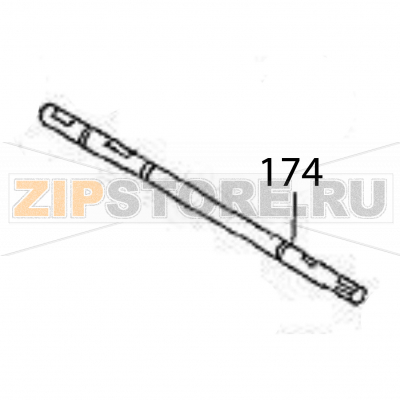 Head lift shaft Sato HR224 TT Head lift shaft Sato HR224 TTЗапчасть на деталировке под номером: 174Название запчасти на английском языке: Head lift shaft Sato HR224 TT.