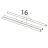 Ribbon guide shaft Toshiba TEC B-SX4T-GS20-QM-R