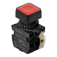 Выключатель кнопочный, Ø отверстия: 22/25 мм Autonics S2PRS-P1R2ABM