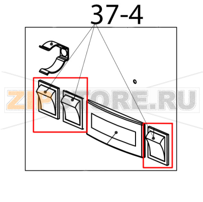 Выключатель сетевой KCD (красный) Polair DM110Sd-S Выключатель сетевой KCD (красный) Polair DM110Sd-SЗапчасть на деталировке под номером: 37-4