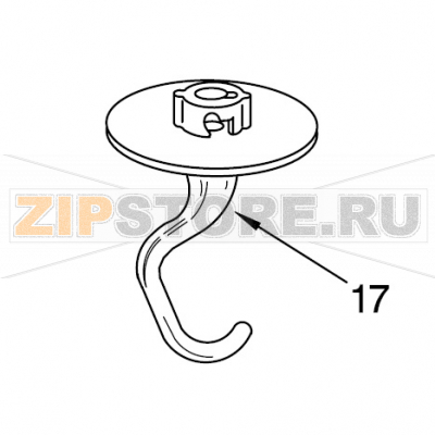 Dough Hook KitchenAid K45SS Dough Hook KitchenAid K45SS

Запчасть на сборочном чертеже под номером: 17

Название запчасти KitchenAid на английском языке: Dough Hook KitchenAid K45SS