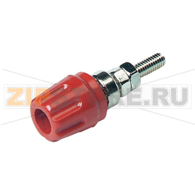 Зажим полюсный 16 А, красный, 1 шт Hirschmann PK 10 A 