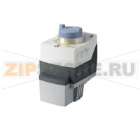 SAS61.33 - Электромоторный привод, 400 Н, 5,5 мм, AC / DC 24 В, DC 0 ... 10 В / DC 4 ... 20 мА, с возвратной пружиной, 30 с Siemens SAS61.33