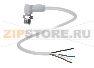 Кабель датчика-исполнительного устройства Cable connector V1S-WV4A-10M-PP-W1 Pepperl+Fuchs Описание оборудованияSingle-ended male cordset, M12, V4A stainless steel, wash-down design, 4-pin, PP cable