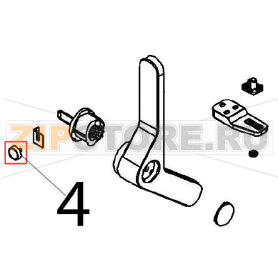Magnet Angelo Po FX61E1 Magnet Angelo Po FX61E1Запчасть на деталировке под номером: 4