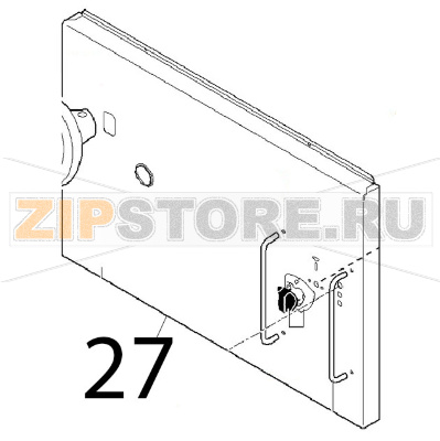 Facciata bras. man. el. Angelo Po 1G1BR1E Facciata bras. man. el. Angelo Po 1G1BR1EЗапчасть на деталировке под номером: 27