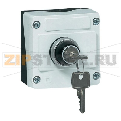 Выключатель с ключом в корпусе 240 В/AC, 2.5 А, IP66, 1 шт Baco LBX12610 