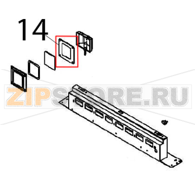 Lamp gasket Angelo Po FX61E1 Lamp gasket Angelo Po FX61E1Запчасть на деталировке под номером: 14