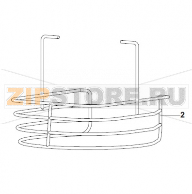 Safety Guard, Grid Complete Bear Varimixer RN10 VL-2                                                                                 Safety Guard, Grid Complete Bear Varimixer RN10 VL-2Запчасть на сборочном чертеже под номером: 2Название запчасти на датском&nbsp;языке: Safety Guard, Grid Complete Bear Varimixer RN10 VL-2