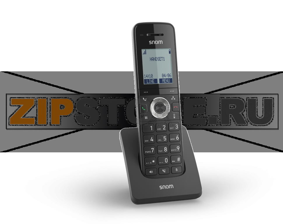 SNOM M215 SC DECT Комплект: Одностотовая базовая станция DECT M200SC + DECT трубка M15 SC. Поддержка до 6 беспроводных телефонов и до 4 одновременных вызовов, клавиша поиска беспроводного телефона, PoE,· GAP·совместимость, блок питания для базовой станции 