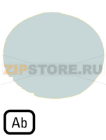 Линза кнопки с подсветкой, плоская белая, AB Eaton M22-XDL-W-D4