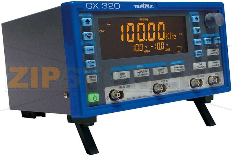 Генератор сигналов, 0.001 Гц-20 МГц Metrix GX 320 