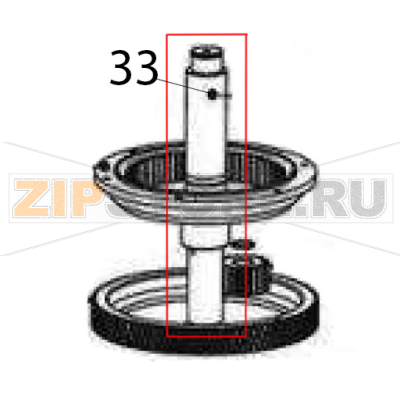 Albero planetario Sigma BMR 80 Albero planetario Sigma BMR 80Запчасть на деталировке под номером: 33