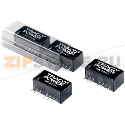 Преобразователь DC/DC, печатный монтаж, 5 V/DC, 600 mA, 3 W Traco Power TMR 3-0511 