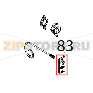 Piastrina supporto microporta magnetico Unox XVC 204 Piastrina supporto microporta magnetico Unox XVC 204Запчасть на деталировке под номером: 83