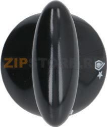 KNOB FRANKE BLACK ø 35 mm 