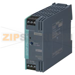SITOP PSU100C 12 V/2 A СТАБИЛИЗИРОВАННЫЙ БЛОК ПИТАНИЯ ВХОД:  ~100-230 В ВЫХОД:=12 В/2 A Siemens 6EP1321-5BA00 