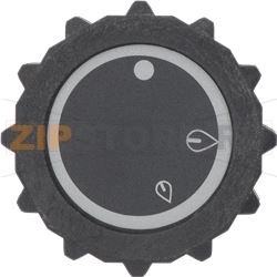 ЧЕРНАЯ РУЧКА Ø 57 ММ С ШЕЛКОТРАФАРЕТНОЙ ПЕЧАТЬЮ 