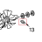 Stud, governor drive KitchenAid 5K5SS