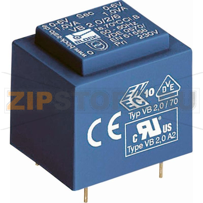 Трансформатор PCB, 1x230 В, 1x15 В/AC, 2 Вт, 133 мА Block VB 2,0/1/15 
