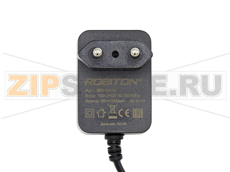 Блок питания (9 В, 500 мА) для весов CAS SW-05 (прямой) Сетевой адаптер (блок питания, источник питания) 9 В 500 мА с прямым штекером для весов CAS SW-05