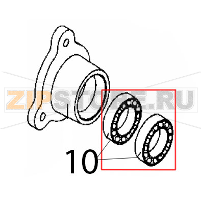 Bearing Rollmatic CP 52 Bearing Rollmatic CP 52Запчасть на деталировке под номером: 10