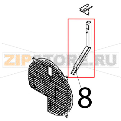 Tubo terminale Angelo Po FX82E2T Tubo terminale Angelo Po FX82E2TЗапчасть на деталировке под номером: 8