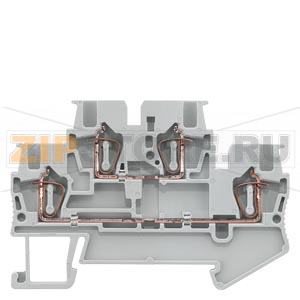 КЛЕММА ДВУХРЯДНАЯ ПРУЖИННОЕ ПОДСОЕДИНЕНИЕ, СЕЧЕНИЕ: 0,14 - 1.5 MM2, ШИРИНА: 4.2 MM, СЕРАЯ Siemens 8WH2020-0AE00 