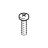 Screw TCB TORX 3,5x30 plast. zn-­b Saeco Talea Giro