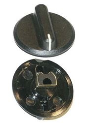 MANOPOLA NERA(7508)PVE31N 