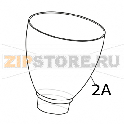 Coffee container Macap M2M Coffee container Macap M2MЗапчасть на деталировке под номером: 2A