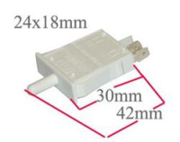LIGHT BUTTON 250V NC (ELTEK 10.0256.17)