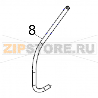 Black rubber pipe D 17x10 Fagor CO-110 DD Black rubber pipe D 17x10 Fagor CO-110 DDЗапчасть на деталировке под номером: 8Название запчасти Fagor на английском языке: Black rubber pipe D 17x10 CO-110 DD.