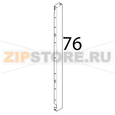 Profilo esterno dx porta Tecnoeka KF 1010 A UD Profilo esterno dx porta Tecnoeka KF 1010 A UDЗапчасть на деталировке под номером: 76