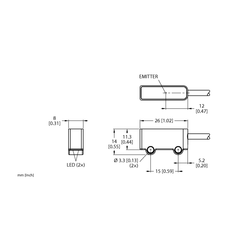 Датчик фотоэлектрический Turck Q2XRBR-Q5 