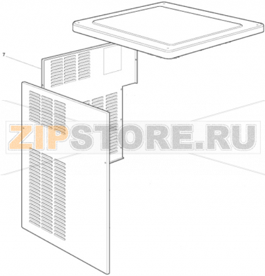 Reuckwand Scotsman MF 36  Reuckwand Scotsman MF 36Запчасть на сборочном чертеже под номером: 7Название запчасти Scotsman на немецком&nbsp;языке: Reuckwand Scotsman MF 36