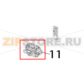 Lower media sensor (blackline sensor) Zebra ZD421 Direct Thermal Lower media sensor (blackline sensor) Zebra ZD421 Direct ThermalЗапчасть на деталировке под номером: 11