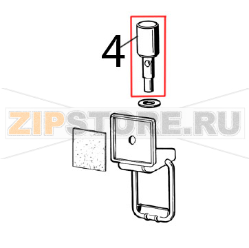 Faucet piston Ugolini Arctic Compact 8/4 Faucet piston Ugolini Arctic Compact 8/4Запчасть на деталировке под номером: 4